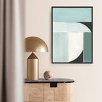 Shop Curved Stream III Art Print a painted abstract themed wall art print from The Print Emporium wall artwork collection - Buy Australian made fine art painting style poster and framed prints for the home and your interior decor room, TPE-PC-WZ535-AP