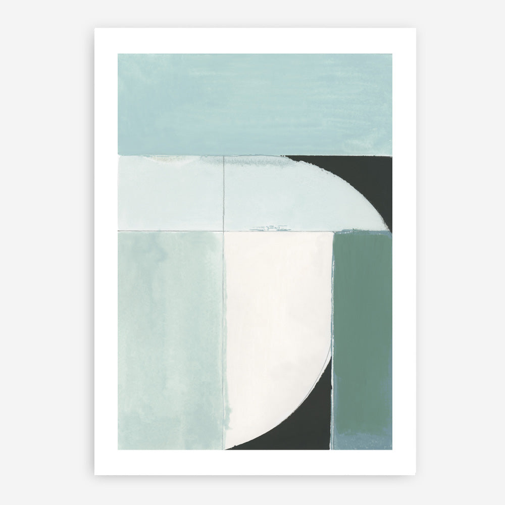 Shop Curved Stream III Art Print a painted abstract themed wall art print from The Print Emporium wall artwork collection - Buy Australian made fine art painting style poster and framed prints for the home and your interior decor room, TPE-PC-WZ535-AP