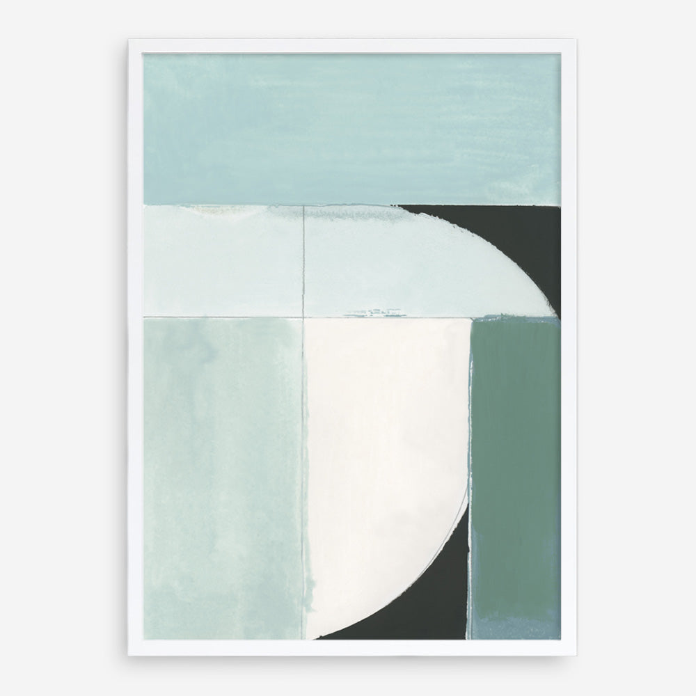 Shop Curved Stream III Art Print a painted abstract themed wall art print from The Print Emporium wall artwork collection - Buy Australian made fine art painting style poster and framed prints for the home and your interior decor room, TPE-PC-WZ535-AP