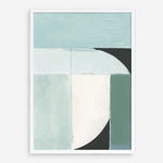Shop Curved Stream III Art Print a painted abstract themed wall art print from The Print Emporium wall artwork collection - Buy Australian made fine art painting style poster and framed prints for the home and your interior decor room, TPE-PC-WZ535-AP