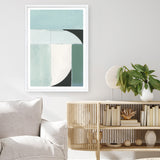 Shop Curved Stream III Art Print a painted abstract themed wall art print from The Print Emporium wall artwork collection - Buy Australian made fine art painting style poster and framed prints for the home and your interior decor room, TPE-PC-WZ535-AP