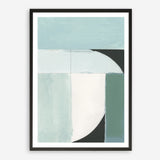 Shop Curved Stream III Art Print a painted abstract themed wall art print from The Print Emporium wall artwork collection - Buy Australian made fine art painting style poster and framed prints for the home and your interior decor room, TPE-PC-WZ535-AP