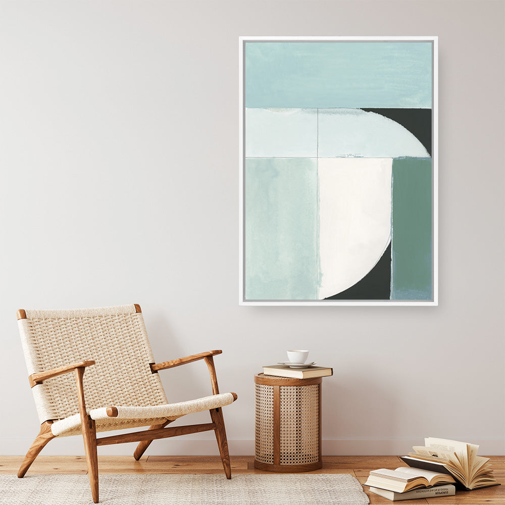 Shop Curved Stream III Canvas Print a painted abstract themed framed canvas wall art print from The Print Emporium artwork collection - Buy Australian made fine art painting style stretched canvas prints for the home and your interior decor space, TPE-PC-WZ535-CA-35X46-NF