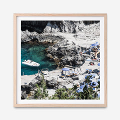 Shop Da Luigi I (Square) Photo Art Print a coastal themed photography wall art print from The Print Emporium wall artwork collection - Buy Australian made fine art poster and framed prints for the home and your interior decor, TPE-1217-AP
