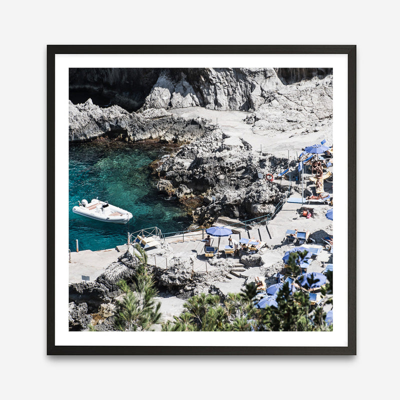 Shop Da Luigi I (Square) Photo Art Print a coastal themed photography wall art print from The Print Emporium wall artwork collection - Buy Australian made fine art poster and framed prints for the home and your interior decor, TPE-1217-AP