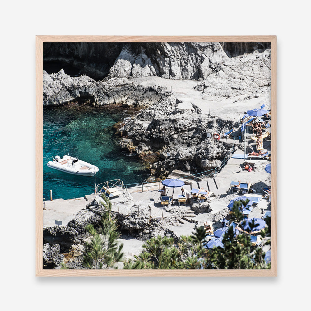 Shop Da Luigi I (Square) Photo Art Print a coastal themed photography wall art print from The Print Emporium wall artwork collection - Buy Australian made fine art poster and framed prints for the home and your interior decor, TPE-1217-AP