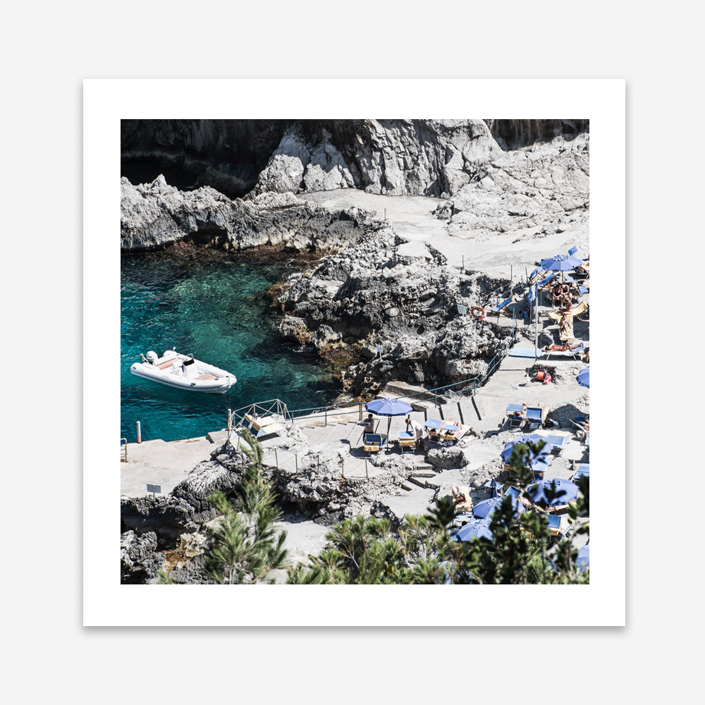 Shop Da Luigi I (Square) Photo Art Print a coastal themed photography wall art print from The Print Emporium wall artwork collection - Buy Australian made fine art poster and framed prints for the home and your interior decor, TPE-1217-AP