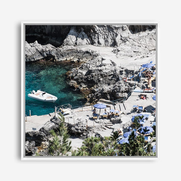 Shop Da Luigi I (Square) Photo Canvas a coastal themed photography framed stretched canvas print from The Print Emporium wall artwork collection - Buy Australian made prints for the home and your interior decor space, TPE-1217-CA-40X40-NF