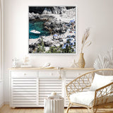 Shop Da Luigi I (Square) Photo Canvas a coastal themed photography framed stretched canvas print from The Print Emporium wall artwork collection - Buy Australian made prints for the home and your interior decor space, TPE-1217-CA-40X40-NF