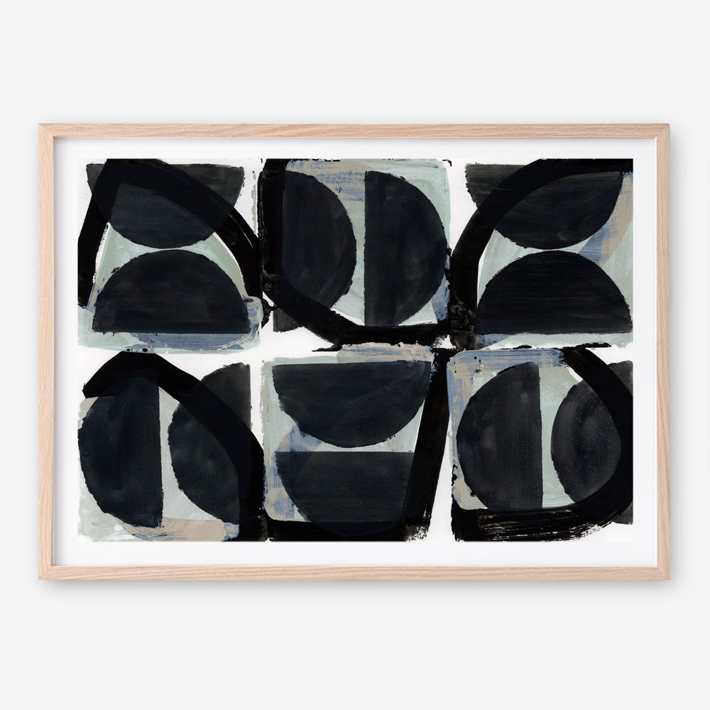 Shop Dancing Block Art Print a painted abstract themed wall art print from The Print Emporium wall artwork collection - Buy Australian made fine art painting style poster and framed prints for the home and your interior decor room, TPE-PC-WZ544-AP