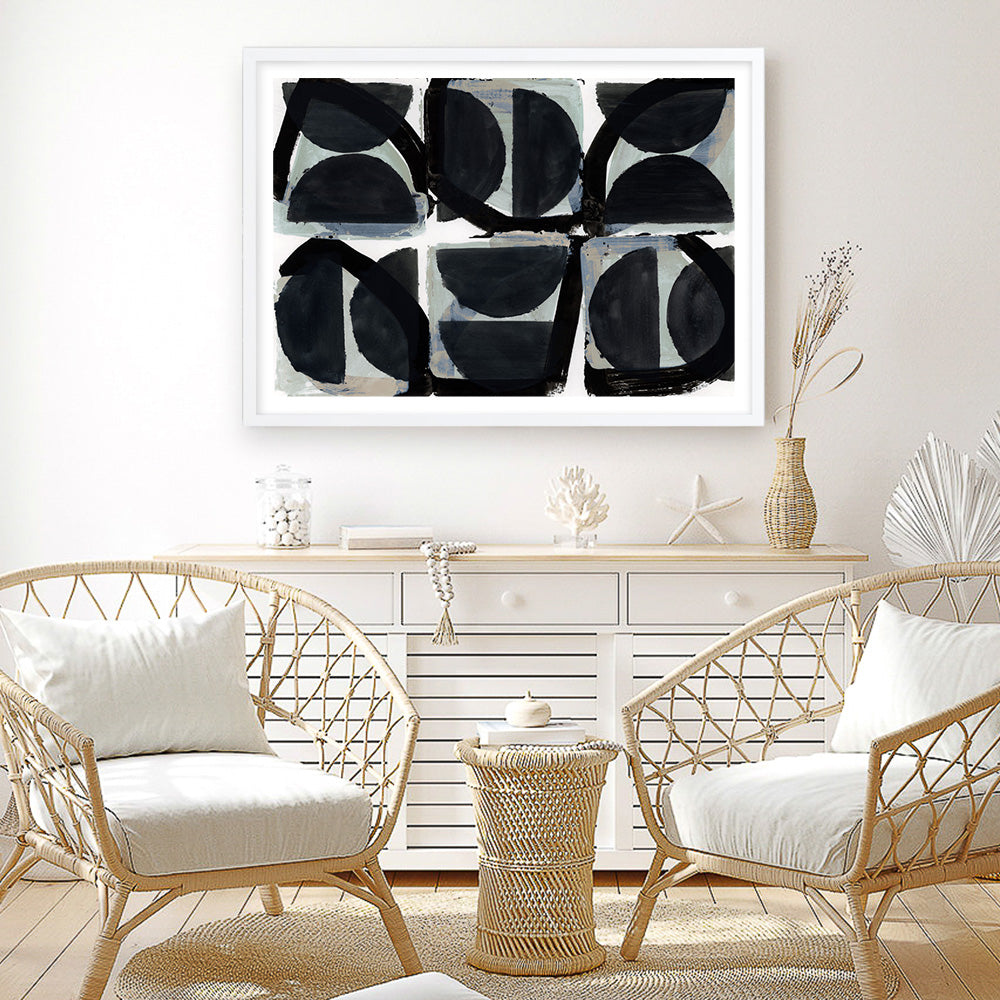 Shop Dancing Block Art Print a painted abstract themed wall art print from The Print Emporium wall artwork collection - Buy Australian made fine art painting style poster and framed prints for the home and your interior decor room, TPE-PC-WZ544-AP