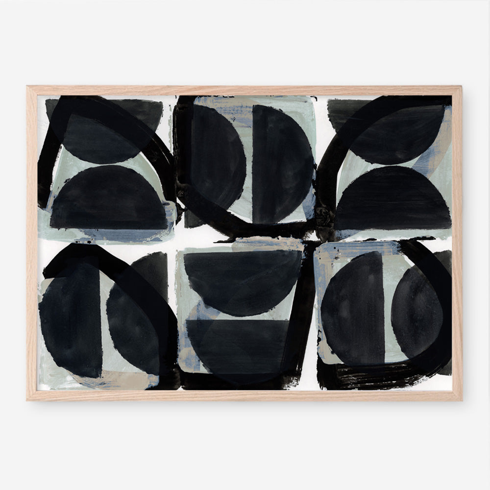 Shop Dancing Block Art Print a painted abstract themed wall art print from The Print Emporium wall artwork collection - Buy Australian made fine art painting style poster and framed prints for the home and your interior decor room, TPE-PC-WZ544-AP