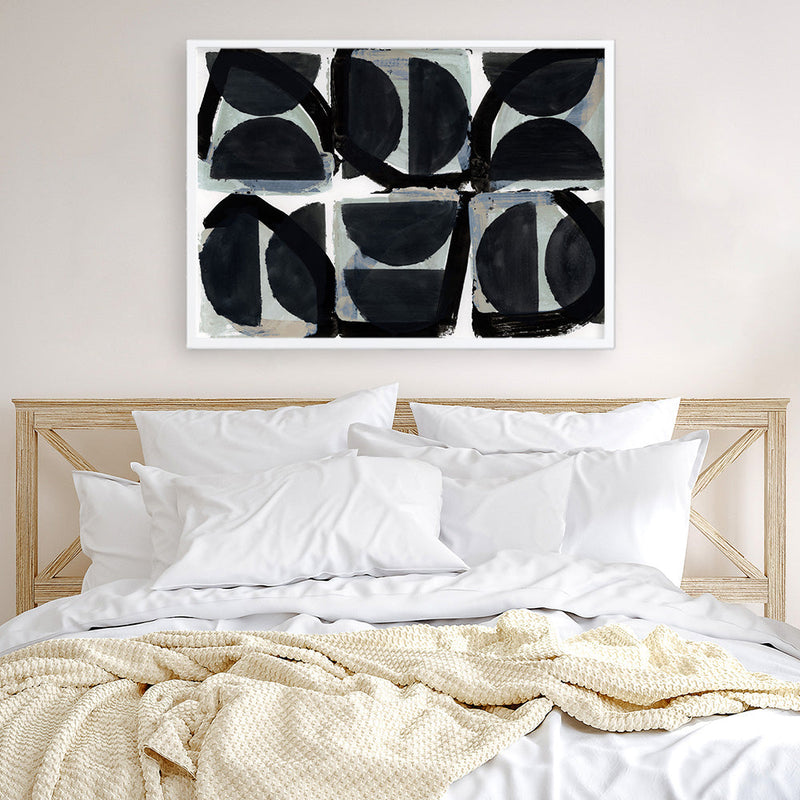 Shop Dancing Block Art Print a painted abstract themed wall art print from The Print Emporium wall artwork collection - Buy Australian made fine art painting style poster and framed prints for the home and your interior decor room, TPE-PC-WZ544-AP