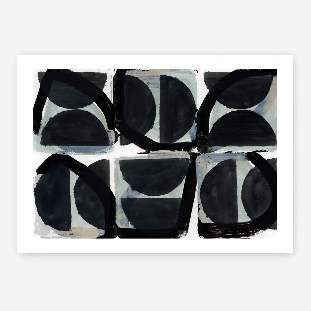 Shop Dancing Block Art Print a painted abstract themed wall art print from The Print Emporium wall artwork collection - Buy Australian made fine art painting style poster and framed prints for the home and your interior decor room, TPE-PC-WZ544-AP