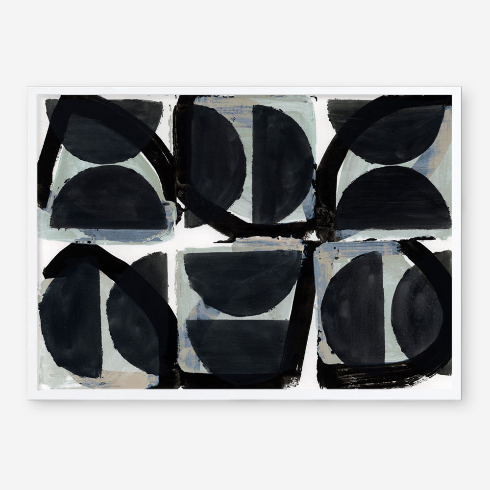 Shop Dancing Block Art Print a painted abstract themed wall art print from The Print Emporium wall artwork collection - Buy Australian made fine art painting style poster and framed prints for the home and your interior decor room, TPE-PC-WZ544-AP