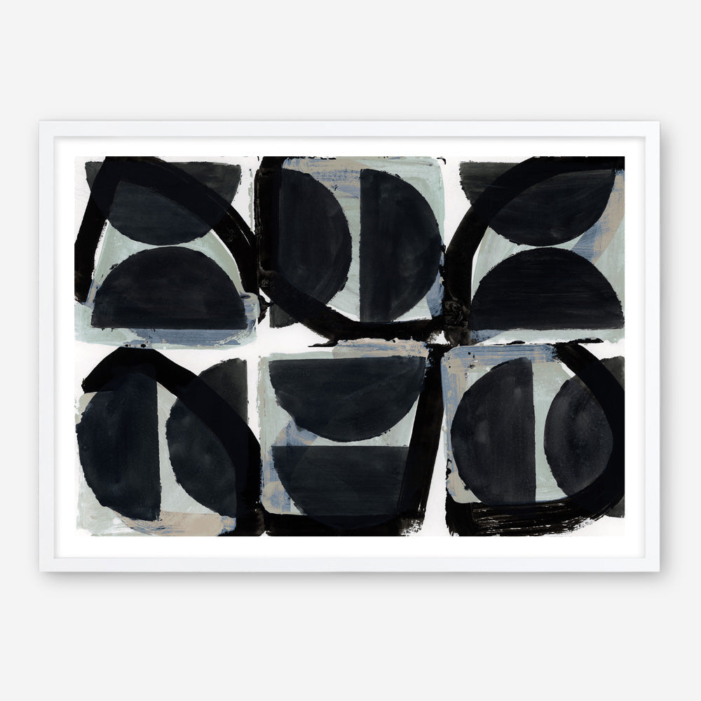 Shop Dancing Block Art Print a painted abstract themed wall art print from The Print Emporium wall artwork collection - Buy Australian made fine art painting style poster and framed prints for the home and your interior decor room, TPE-PC-WZ544-AP