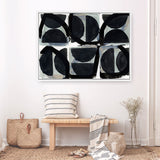 Shop Dancing Block Canvas Print a painted abstract themed framed canvas wall art print from The Print Emporium artwork collection - Buy Australian made fine art painting style stretched canvas prints for the home and your interior decor space, TPE-PC-WZ544-CA-35X46-NF