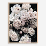 Shop Dark Blooms II Art Print a floral themed painted wall art print from The Print Emporium wall artwork collection - Buy Australian made fine art painting style poster and framed prints for the home and your interior decor room, TPE-348-AP