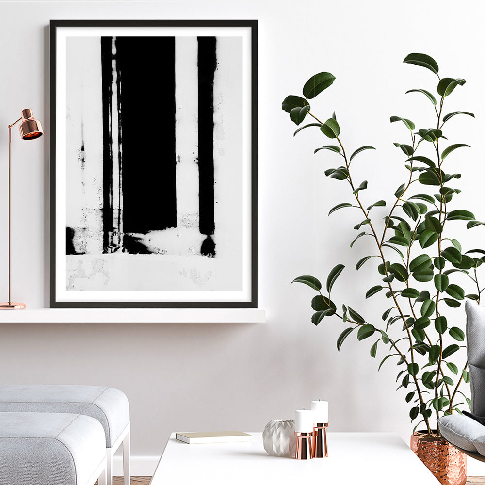 Shop Dark Expressions I Art Print a painted abstract themed wall art print from The Print Emporium wall artwork collection - Buy Australian made fine art painting style poster and framed prints for the home and your interior decor room, TPE-PC-NR619-AP