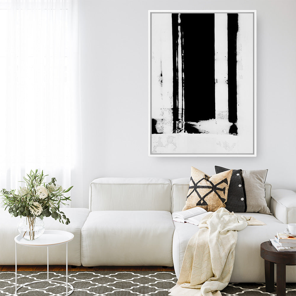 Shop Dark Expressions I Canvas Print a painted abstract themed framed canvas wall art print from The Print Emporium artwork collection - Buy Australian made fine art painting style stretched canvas prints for the home and your interior decor space, TPE-PC-NR619-CA-35X46-NF