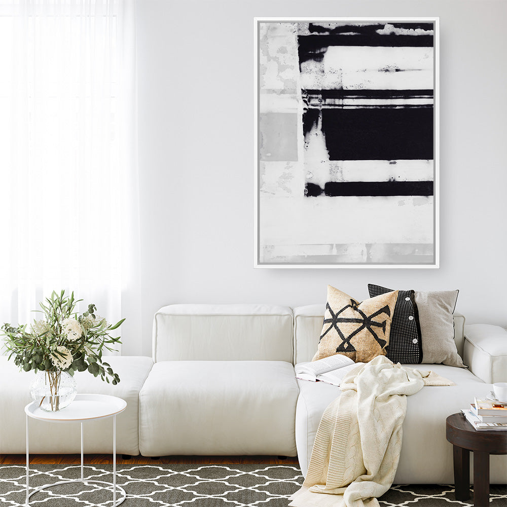 Shop Dark Expressions II Canvas Print a painted abstract themed framed canvas wall art print from The Print Emporium artwork collection - Buy Australian made fine art painting style stretched canvas prints for the home and your interior decor space, TPE-PC-NR620-CA-35X46-NF