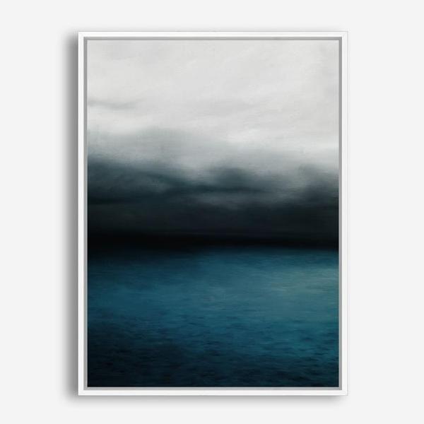 Shop Dark Horizon Canvas Print a coastal themed painted framed canvas wall art print from The Print Emporium artwork collection - Buy Australian made fine art painting style stretched canvas prints for the home and your interior decor space, TPE-046-CA-35X46-NF