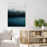 Shop Dark Horizon Canvas Print a coastal themed painted framed canvas wall art print from The Print Emporium artwork collection - Buy Australian made fine art painting style stretched canvas prints for the home and your interior decor space, TPE-046-CA-35X46-NF