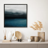 Shop Dark Horizon (Square) Art Print a coastal themed painted wall art print from The Print Emporium wall artwork collection - Buy Australian made fine art painting style poster and framed prints for the home and your interior decor room, TPE-070-AP