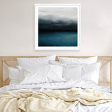 Shop Dark Horizon (Square) Art Print a coastal themed painted wall art print from The Print Emporium wall artwork collection - Buy Australian made fine art painting style poster and framed prints for the home and your interior decor room, TPE-070-AP