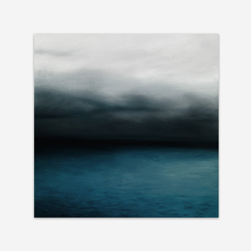 Shop Dark Horizon (Square) Art Print a coastal themed painted wall art print from The Print Emporium wall artwork collection - Buy Australian made fine art painting style poster and framed prints for the home and your interior decor room, TPE-070-AP