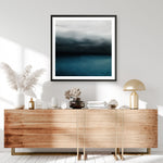 Shop Dark Horizon (Square) Art Print a coastal themed painted wall art print from The Print Emporium wall artwork collection - Buy Australian made fine art painting style poster and framed prints for the home and your interior decor room, TPE-070-AP