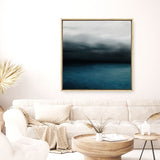 Shop Dark Horizon (Square) Canvas Print a coastal themed painted framed canvas wall art print from The Print Emporium artwork collection - Buy Australian made fine art painting style stretched canvas prints for the home and your interior decor space, TPE-070-CA-40X40-NF