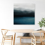Shop Dark Horizon (Square) Canvas Print a coastal themed painted framed canvas wall art print from The Print Emporium artwork collection - Buy Australian made fine art painting style stretched canvas prints for the home and your interior decor space, TPE-070-CA-40X40-NF