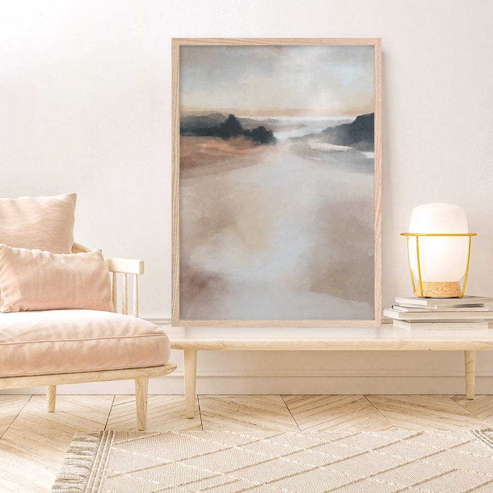 Shop Dawn Rest Art Print a painted abstract themed wall art print from The Print Emporium wall artwork collection - Buy Australian made fine art painting style poster and framed prints for the home and your interior decor room, TPE-DH-036-AP