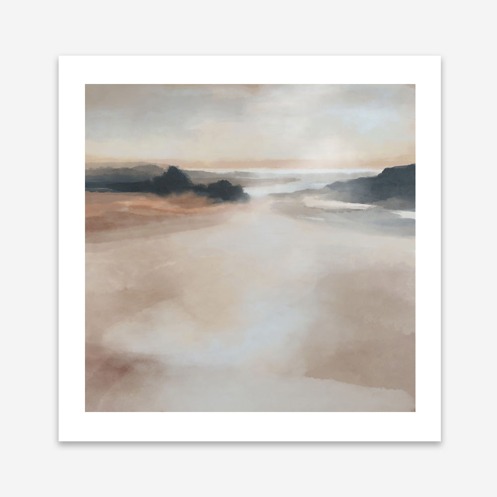 Shop Dawn Rest (Square) Art Print a painted abstract themed wall art print from The Print Emporium wall artwork collection - Buy Australian made fine art painting style poster and framed prints for the home and your interior decor room, TPE-DH-266-AP