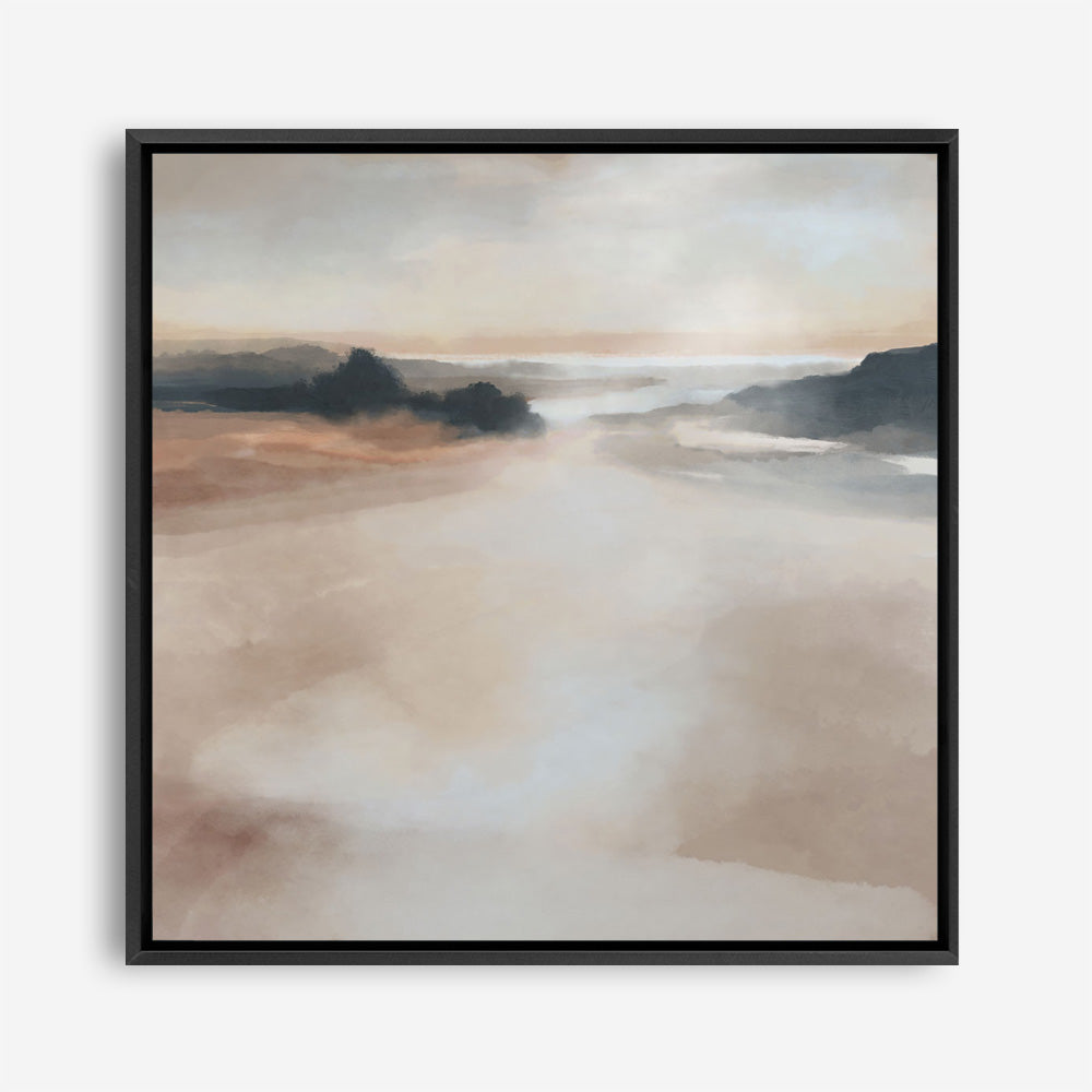 Shop Dawn Rest (Square) Canvas Print a painted abstract themed framed canvas wall art print from The Print Emporium artwork collection - Buy Australian made fine art painting style stretched canvas prints for the home and your interior decor space, TPE-DH-266-CA-40X40-NF