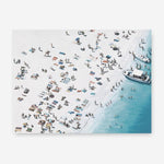 Shop Day At The Beach (lighter) Canvas Print a coastal themed painted framed canvas wall art print from The Print Emporium artwork collection - Buy Australian made fine art painting style stretched canvas prints for the home and your interior decor space, TPE-034A-CA-35X46-NF