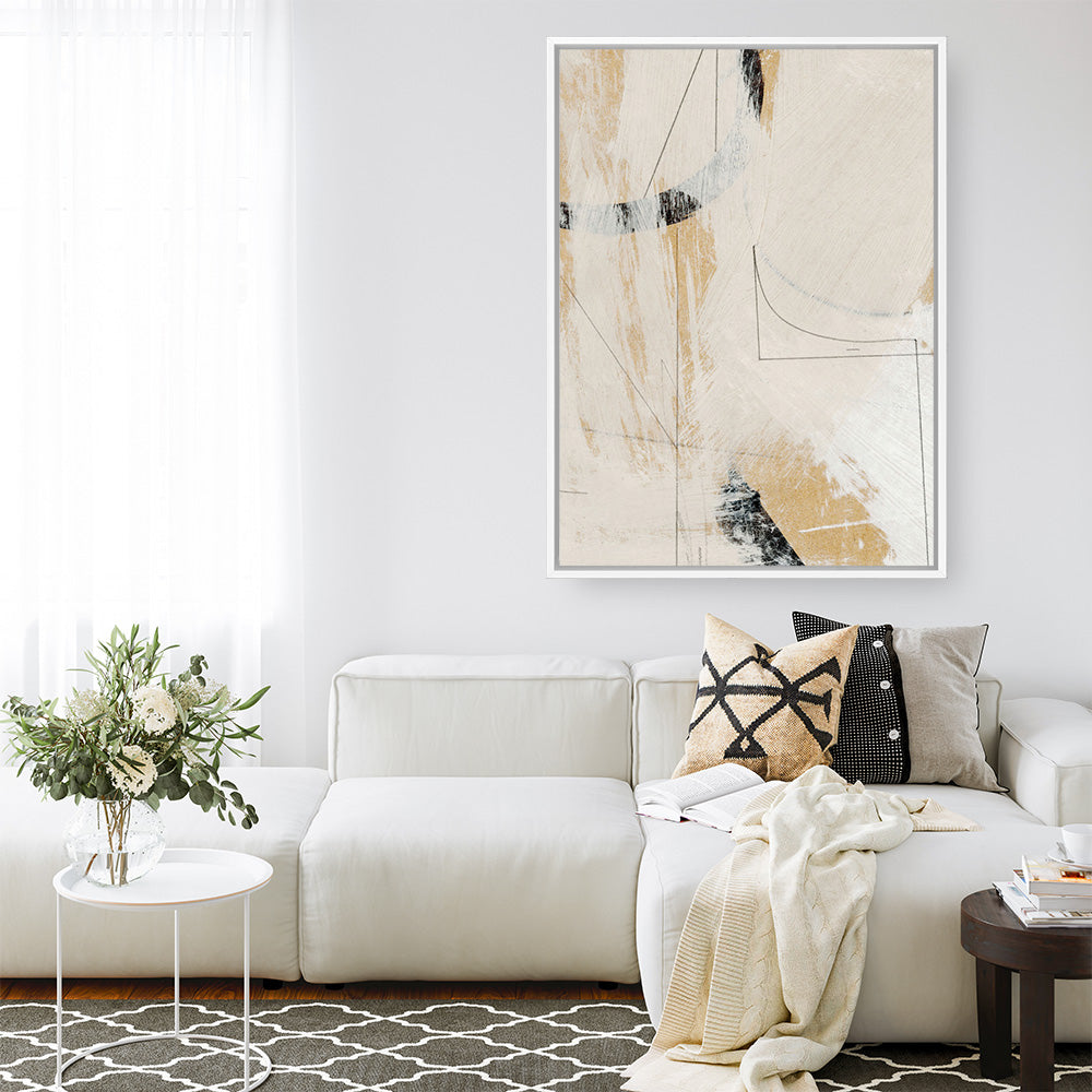 Shop Day To Day Canvas Print a painted abstract themed framed canvas wall art print from The Print Emporium artwork collection - Buy Australian made fine art painting style stretched canvas prints for the home and your interior decor space, TPE-DH-037-CA-35X46-NF