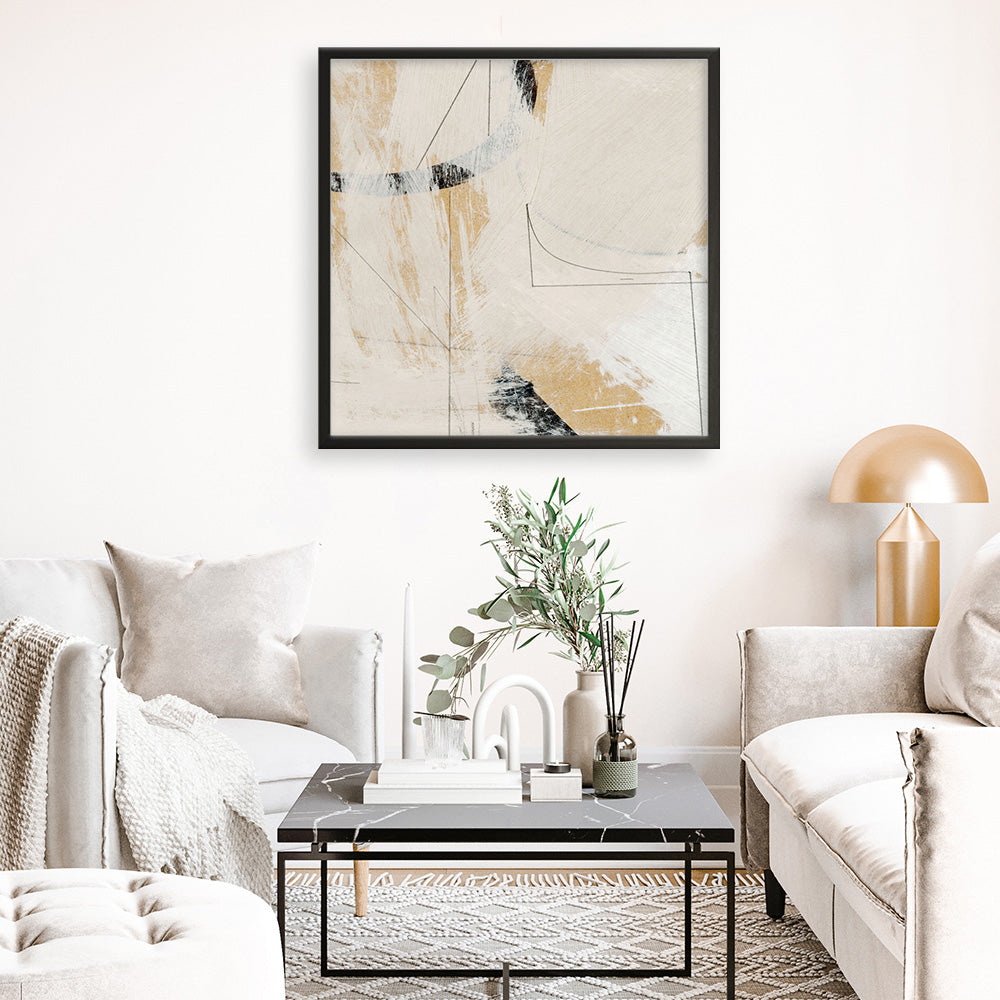 Shop Day to Day (Square) Art Print a painted abstract themed wall art print from The Print Emporium wall artwork collection - Buy Australian made fine art painting style poster and framed prints for the home and your interior decor room, TPE-DH-267-AP