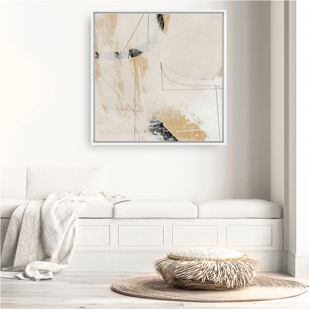 Shop Day to Day (Square) Canvas Print a painted abstract themed framed canvas wall art print from The Print Emporium artwork collection - Buy Australian made fine art painting style stretched canvas prints for the home and your interior decor space, TPE-DH-267-CA-40X40-NF
