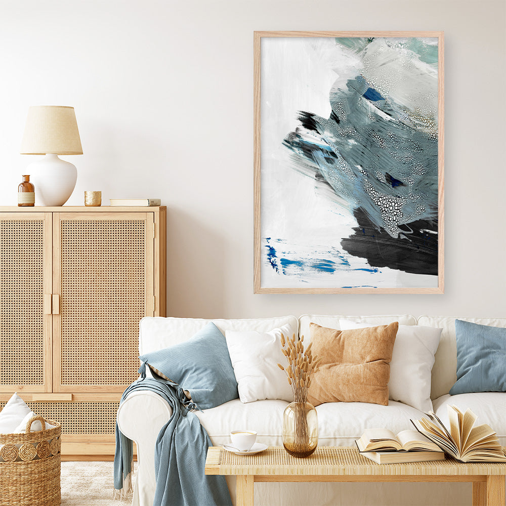 Shop Dazzle I Art Print a painted abstract themed wall art print from The Print Emporium wall artwork collection - Buy Australian made fine art painting style poster and framed prints for the home and your interior decor room, TPE-PC-PI518-AP