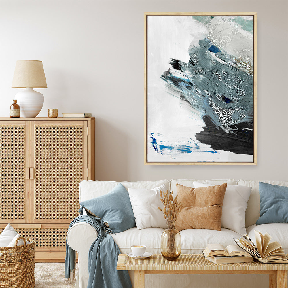 Shop Dazzle I Canvas Print a painted abstract themed framed canvas wall art print from The Print Emporium artwork collection - Buy Australian made fine art painting style stretched canvas prints for the home and your interior decor space, TPE-PC-PI518-CA-35X46-NF