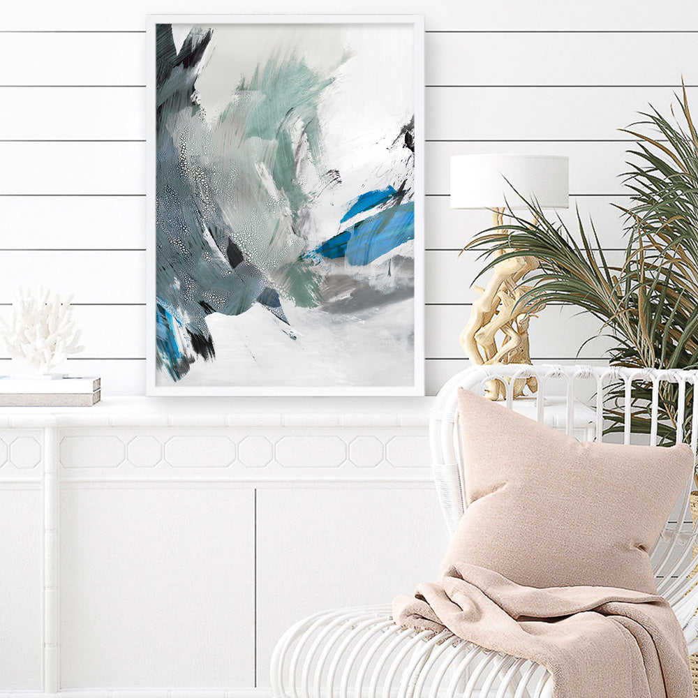 Shop Dazzle II Art Print a painted abstract themed wall art print from The Print Emporium wall artwork collection - Buy Australian made fine art painting style poster and framed prints for the home and your interior decor room, TPE-PC-PI519-AP