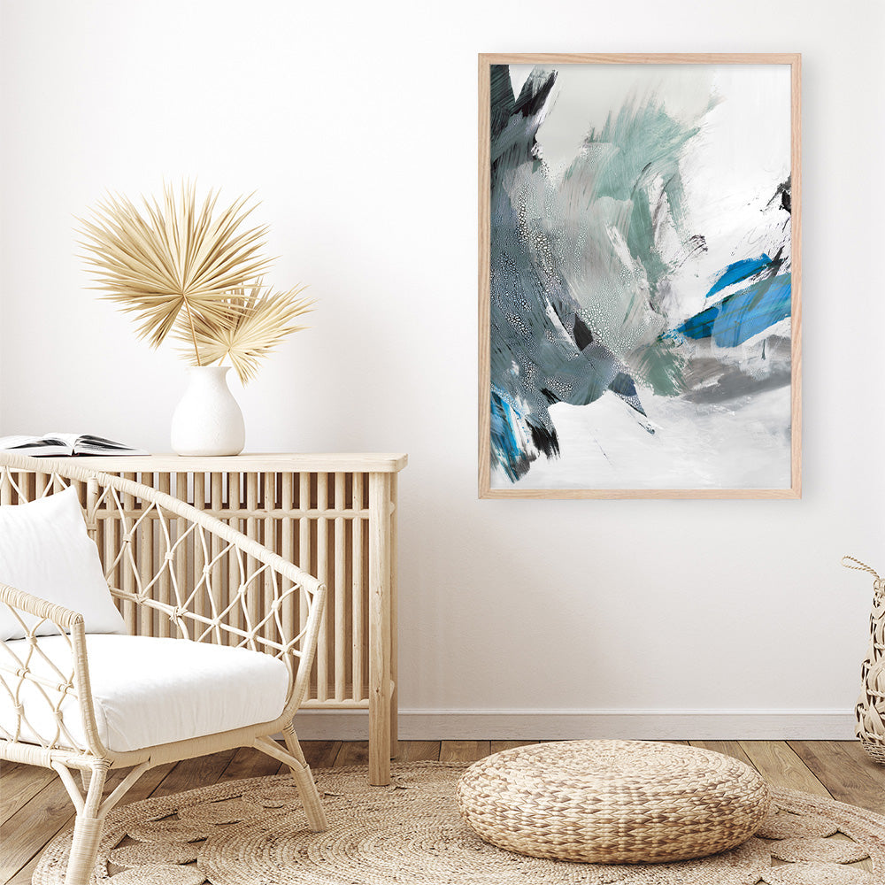 Shop Dazzle II Art Print a painted abstract themed wall art print from The Print Emporium wall artwork collection - Buy Australian made fine art painting style poster and framed prints for the home and your interior decor room, TPE-PC-PI519-AP