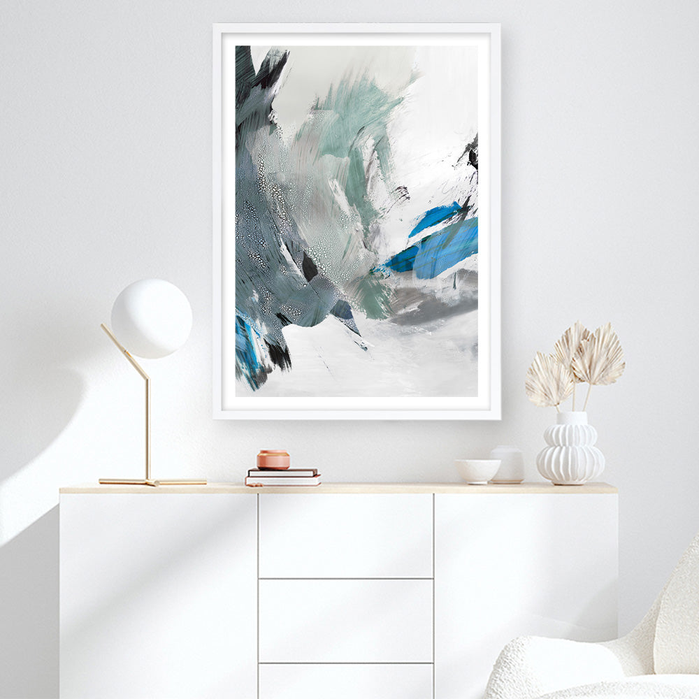Shop Dazzle II Art Print a painted abstract themed wall art print from The Print Emporium wall artwork collection - Buy Australian made fine art painting style poster and framed prints for the home and your interior decor room, TPE-PC-PI519-AP