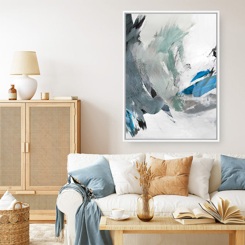 Shop Dazzle II Canvas Print a painted abstract themed framed canvas wall art print from The Print Emporium artwork collection - Buy Australian made fine art painting style stretched canvas prints for the home and your interior decor space, TPE-PC-PI519-CA-35X46-NF