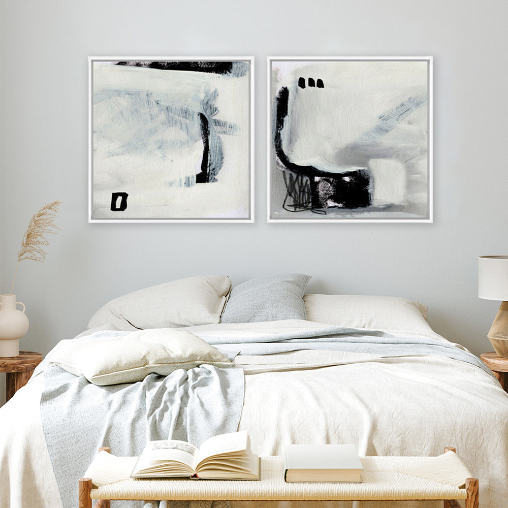 Shop Decoy 2 (Square) Canvas Print a painted abstract themed framed canvas wall art print from The Print Emporium artwork collection - Buy Australian made fine art painting style stretched canvas prints for the home and your interior decor space, TPE-DH-269-CA-40X40-NF