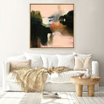 Shop Deep Creek (Square) Canvas Print a painted abstract themed framed canvas wall art print from The Print Emporium artwork collection - Buy Australian made fine art painting style stretched canvas prints for the home and your interior decor space, TPE-WA-73356A-CA-40X40-NF