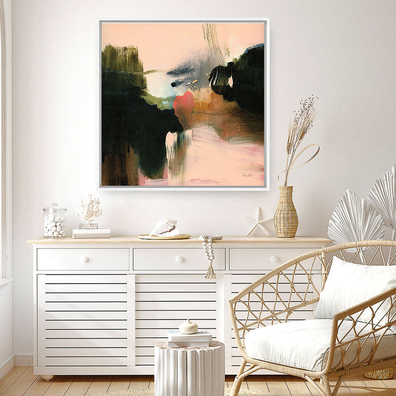 Shop Deep Creek (Square) Canvas Print a painted abstract themed framed canvas wall art print from The Print Emporium artwork collection - Buy Australian made fine art painting style stretched canvas prints for the home and your interior decor space, TPE-WA-73356A-CA-40X40-NF