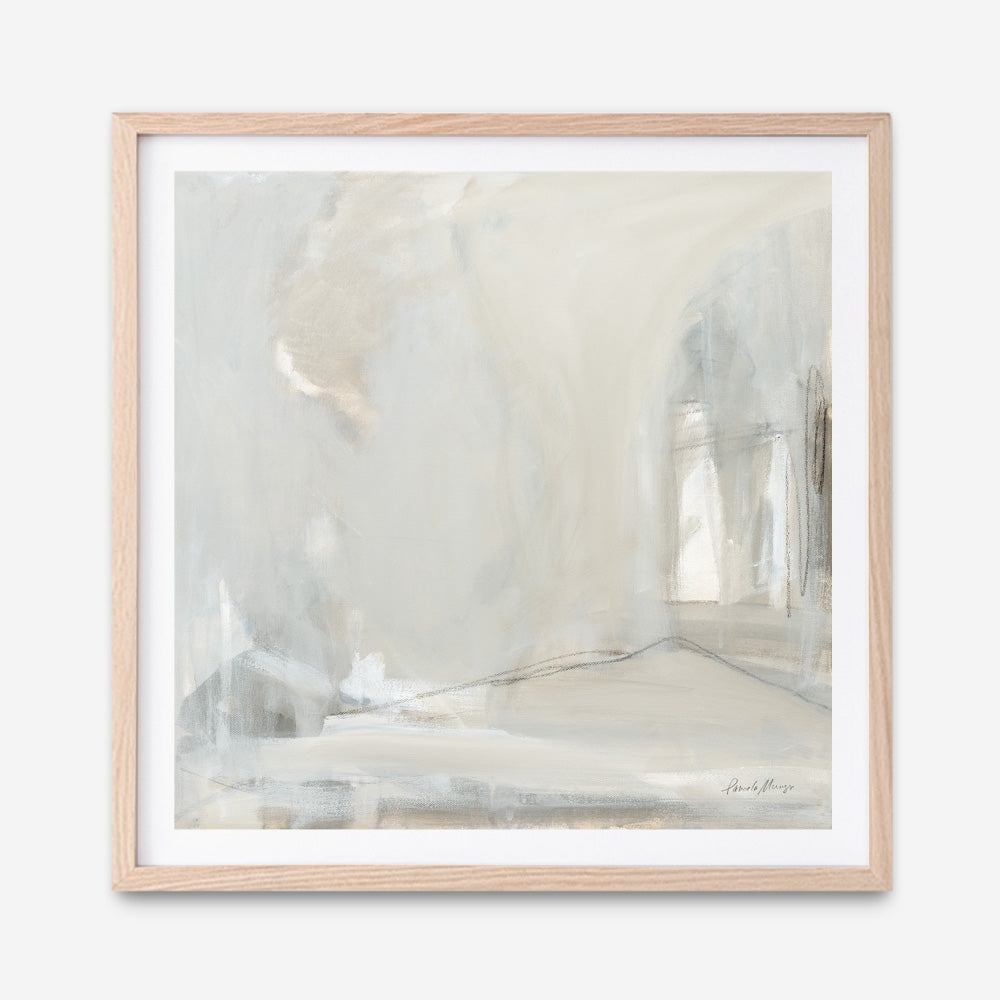 Shop Delicate Gray (Square) Art Print a painted abstract themed wall art print from The Print Emporium wall artwork collection - Buy Australian made fine art painting style poster and framed prints for the home and your interior decor room, TPE-WA-68967-AP
